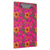 Porte-bloc Motif floral sans couture Fleurs rouges Botanique (Swatch)