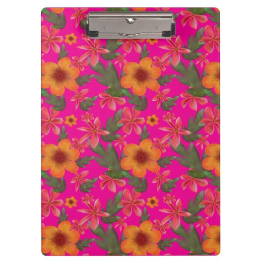 Porte-bloc Motif floral sans couture Fleurs rouges Botanique (Devant)