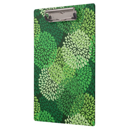 Porte-bloc Motif floral vert (Gauche)