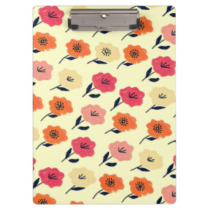 Porte-bloc Motif floral vibrant