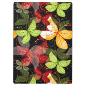 Porte-bloc Motif foncé d'automne (Dos)