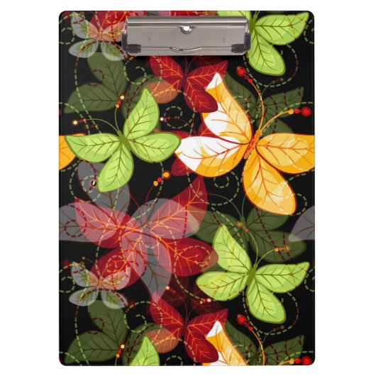 Porte-bloc Motif foncé d'automne (Devant)