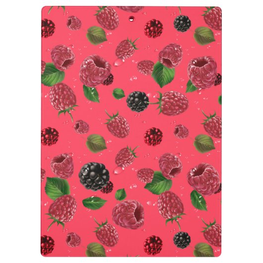 Porte-bloc Motif framboise (Dos)