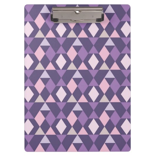 Porte-bloc Motif géométrique arabe pourpre (Devant)