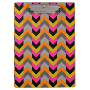 Porte-bloc Motif géométrique coloré de Chevron