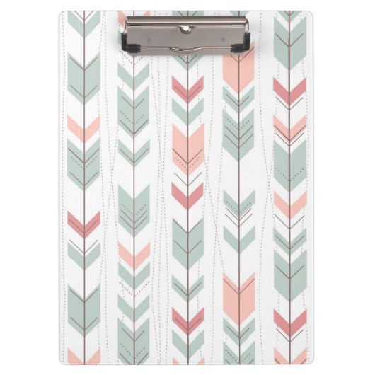 Porte-bloc Motif géométrique dans le rétro style (Devant)