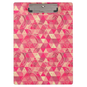 Porte-bloc Motif géométrique de fleur