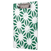 Porte-bloc Motif géométrique vert et blanc (Gauche)