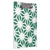 Porte-bloc Motif géométrique vert et blanc (Swatch)