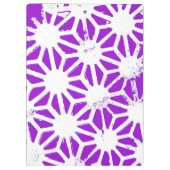 Porte-bloc Motif géométrique violet royal (Dos)