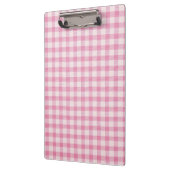 Porte-bloc Motif Gingham Rose Bébé (Gauche)