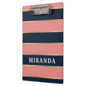 Porte-bloc Motif Gras Rose Bleu Gold (Gauche)