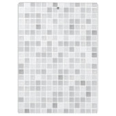 Porte-bloc Motif gris de tuiles (Dos)