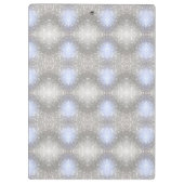 Porte-bloc motif gris et bleu (Dos)