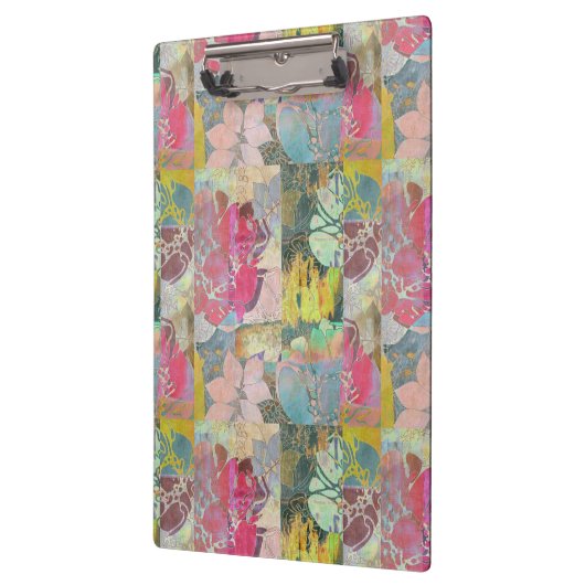 Porte-bloc Motif grunge floral d'art (Gauche)