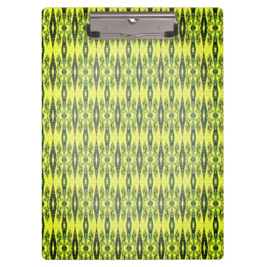 Porte-bloc Motif jaune et noir (Devant)