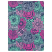 Porte-bloc Motif lumineux élégant des fleurs magnifiques (Dos)