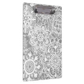Porte-bloc Motif Mandala gris doux (Swatch)