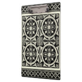 Porte-bloc Motif Mandala noir et blanc par Vision Studio (Gauche)