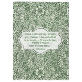 Porte-bloc Motif Marigold - William Morris (Dos)