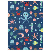 Porte-bloc Motif mignon de vie marine de l'océan (Dos)