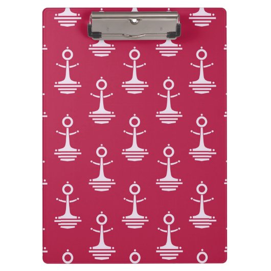 Porte-bloc Motif moderne d'Ancres (Devant)