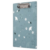 Porte-bloc motif montrant un polaire mignon (Gauche)