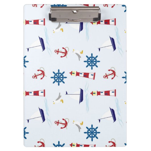 Porte-bloc Motif nautique (Devant)