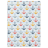 Porte-bloc Motif nautique avec des Ancres (Dos)