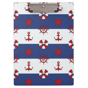 Porte-bloc Motif nautique de bannière étoilée