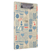 Porte-bloc Motif nautique de journal (Swatch)