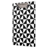 Porte-bloc Motif noir et blanc de triangle (Gauche)