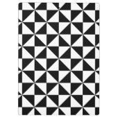 Porte-bloc Motif noir et blanc de triangle (Dos)