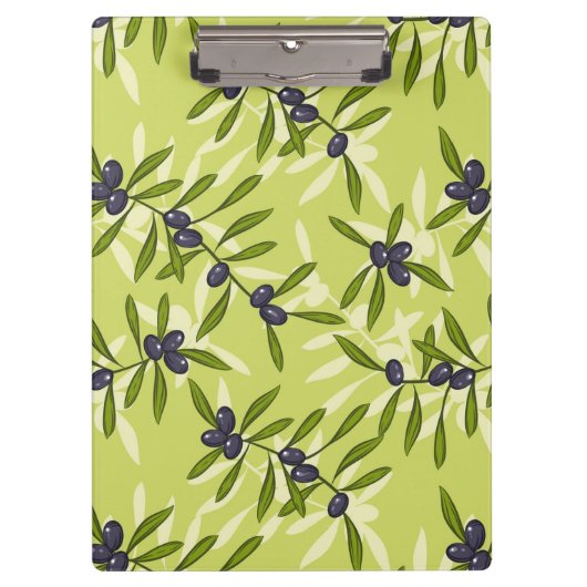 Porte-bloc Motif olive (Devant)