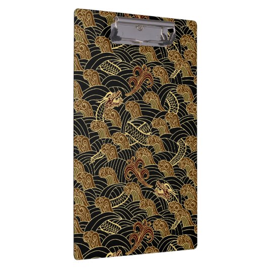 Porte-bloc Motif oriental de dragon de mer (Swatch)