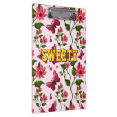 Porte-bloc Motif papillon floral personnalisé  (Swatch)