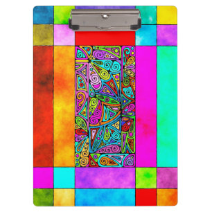 Porte-bloc Motif Peint À La Main Et Numériquement Art 2