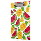 Porte-bloc Motif Pixel de Pastèque Tropicale et Ananas (Gauche)