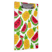 Porte-bloc Motif Pixel de Pastèque Tropicale et Ananas (Swatch)