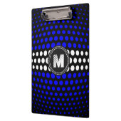 Porte-bloc Motif points blancs et bleus Monogram (Gauche)
