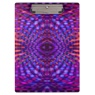 Porte-bloc Motif psychédélique coloré