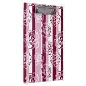 Porte-bloc Motif rayé avec des roses (Swatch)