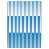 Porte-bloc Motif rayé bleu blanc (Dos)
