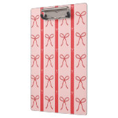 Porte-bloc Motif rayé de ruban rose mignon (Gauche)
