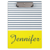 Porte-bloc Motif rayé moderne (Devant)