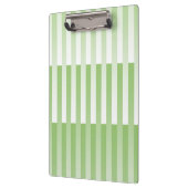 Porte-bloc Motif rayé vert blanc (Gauche)