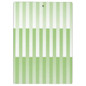 Porte-bloc Motif rayé vert blanc (Dos)
