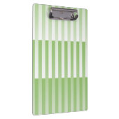 Porte-bloc Motif rayé vert blanc (Swatch)