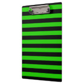 Porte-bloc Motif rayé vert et noir gras (Gauche)
