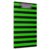 Porte-bloc Motif rayé vert et noir gras (Swatch)